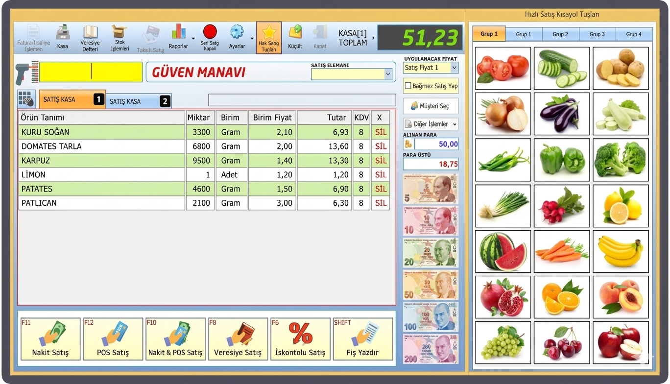 DEMİRSOFT MANAV HIZLI SATIŞ PROGRAMI